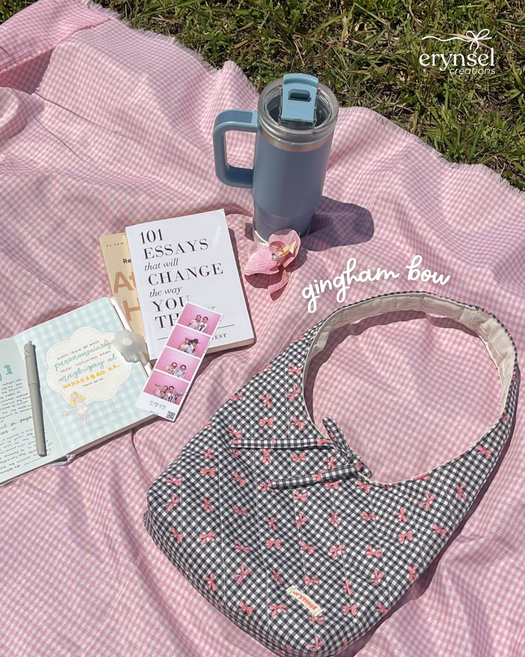 Gingham Bow Bag