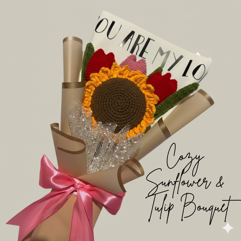 Cozy Sunflower & Tulip Bouquet