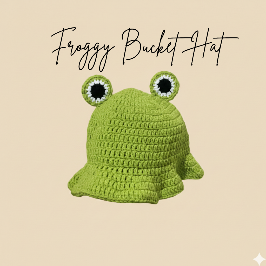 Froggy Bucket Hat (Green)
